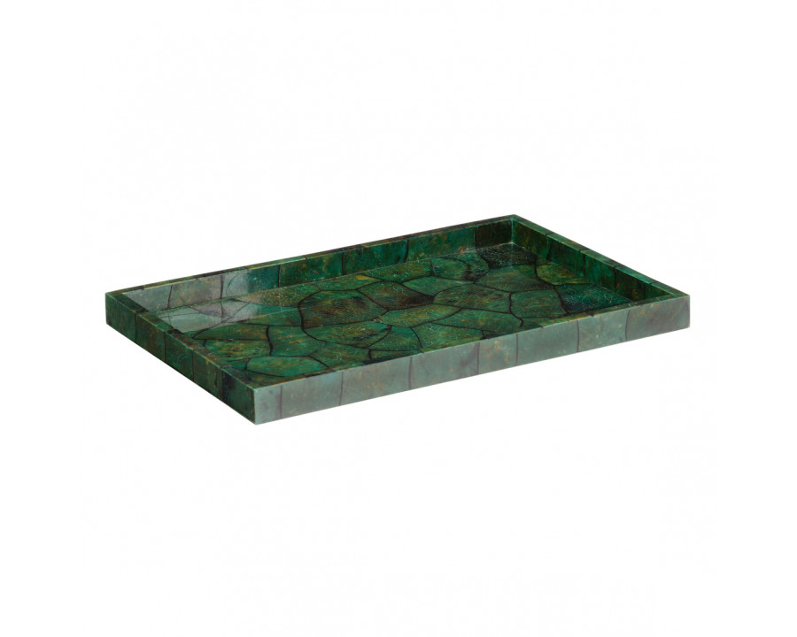 Wildwood - Sapian Bay Tray in Green, Wood