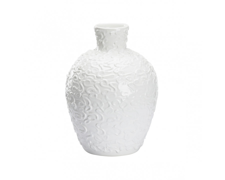 Wildwood - Marsala Vase in White Glaze, Large