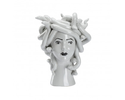 Wildwood Medusa Vase - Blanco