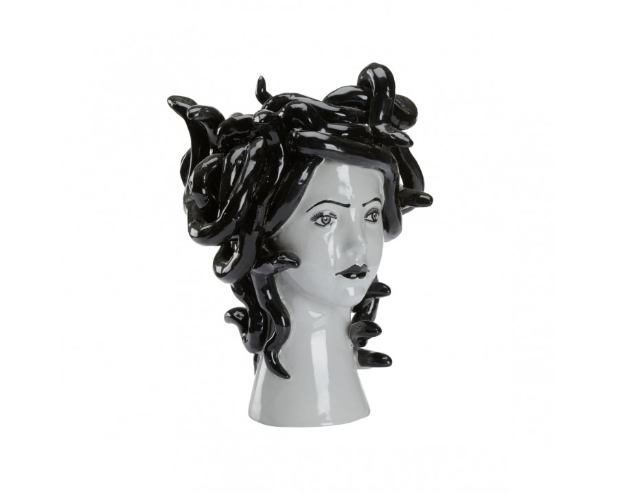 Wildwood Medusa Vase - Nero