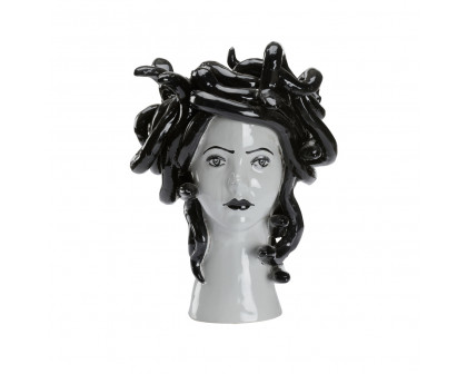 Wildwood Medusa Vase - Nero