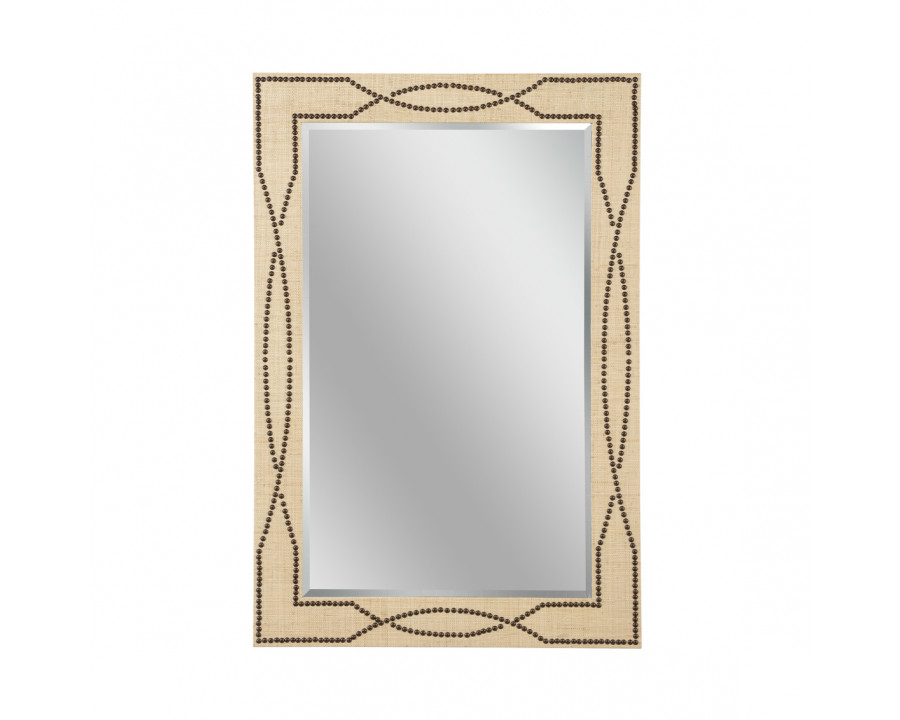 Wildwood - Tyra Mirror in Natural/Bronze/Clear, Wood