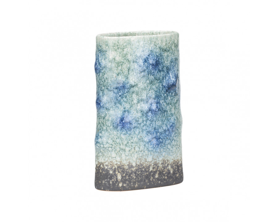 Wildwood - Indigo Vase in Shiga/Blue/Green