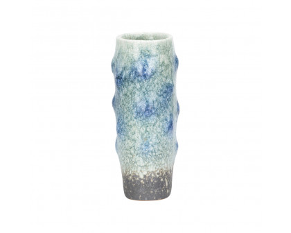 Wildwood - Indigo Vase in Shiga/Blue/Green