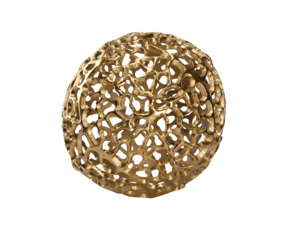 Wildwood - Gold Torch Coral Sphere