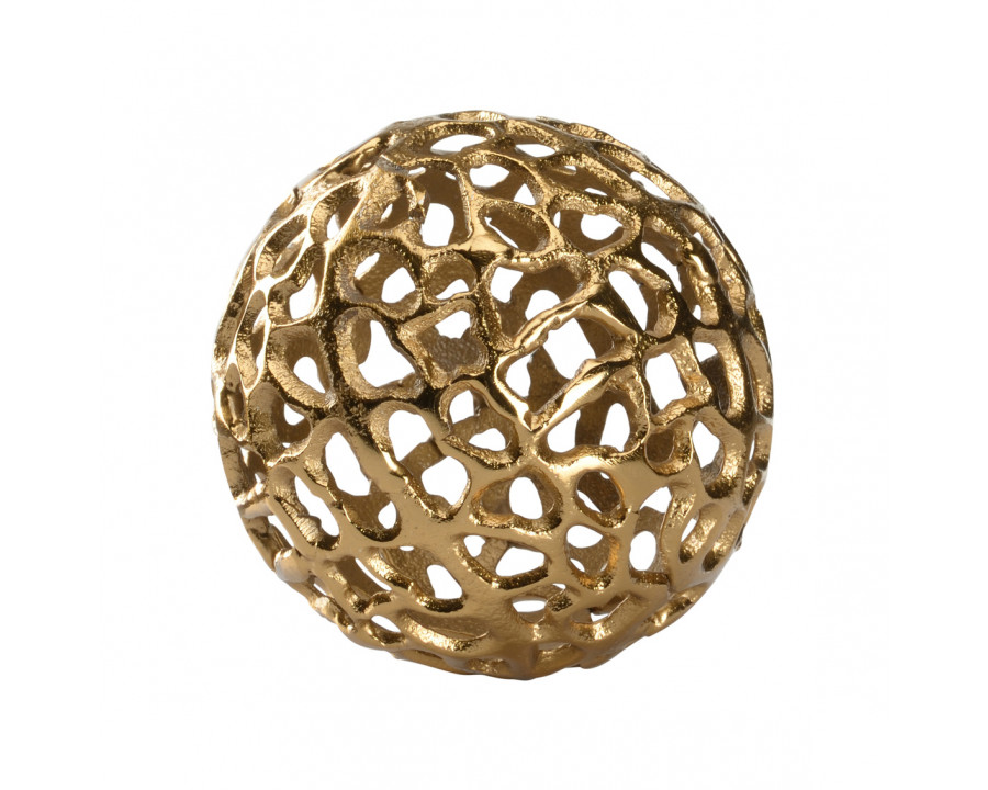 Wildwood - Gold Torch Coral Sphere