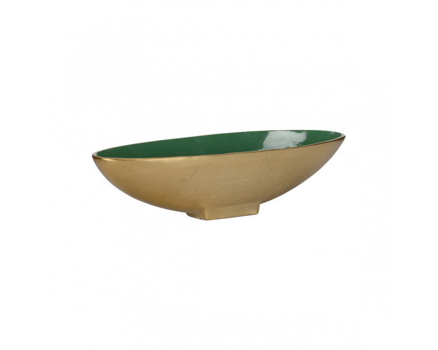 Wildwood - Emerald Oval Bowl