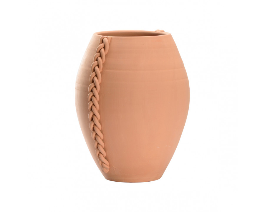 Wildwood - Cruz Vase in Terra Cotta, Ceramic/Porcelain