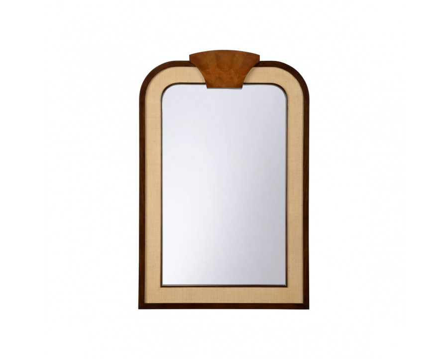 Wildwood - Honopu Mirror in Cherry/Natural/Clear/Plain, Wood