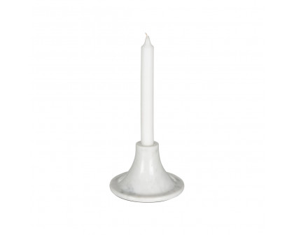 Wildwood - Tulip Candleholder in Natural White