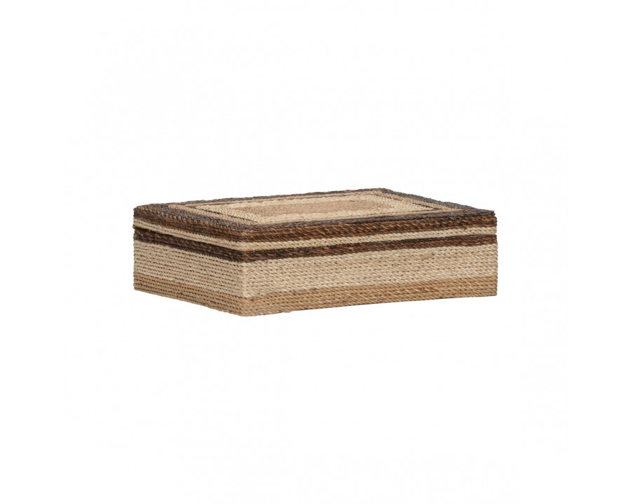 Wildwood Calusa Medium Box - Brown/Natural, Wood