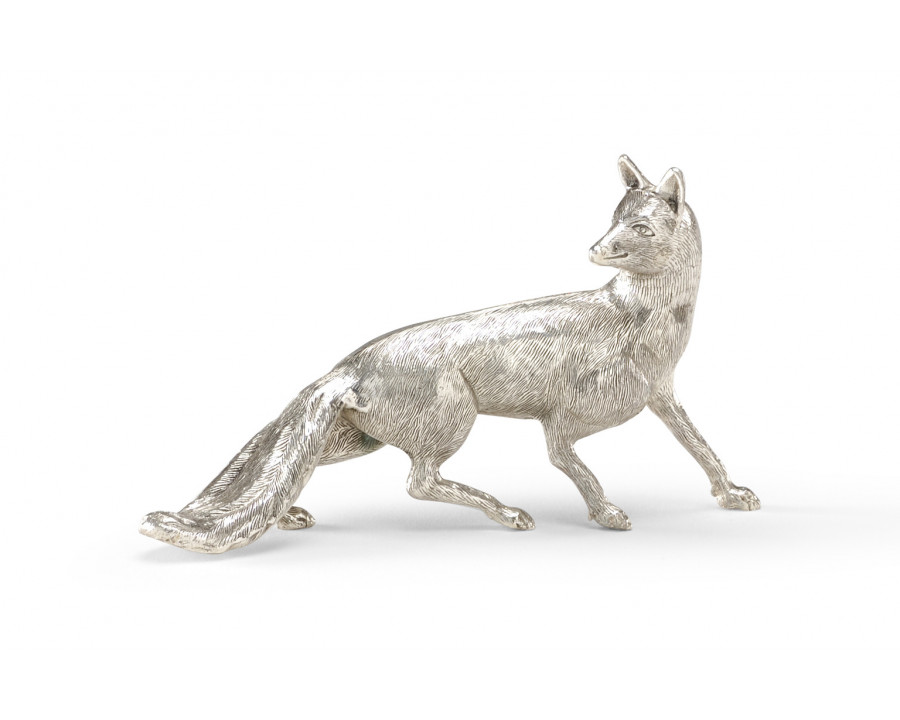 Wildwood - Silver Fox in Antique Silver Plated, Brass