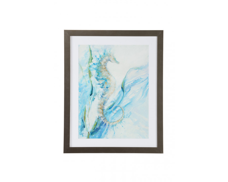 Wildwood - Lloyd in White Mat/Silver Frame, Giclee