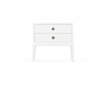 Wildwood Beveled Side Chest with 2 Drawers - Any Benjamin Moore Color, Wood