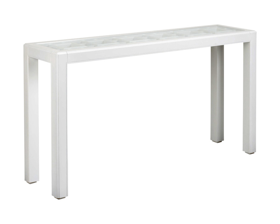 Wildwood - Trellis Console Table in Any Benjamin Moore Color, Wood