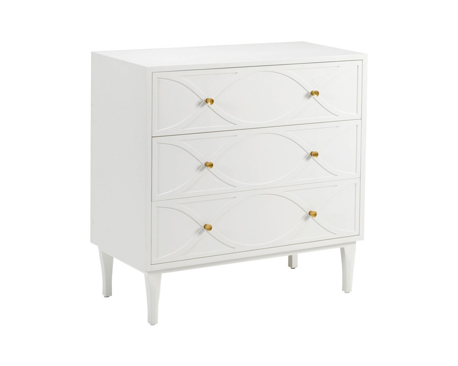 Wildwood - Wave Bedside Chest in Any Benjamin Moore Color, Large