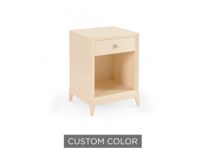 Wildwood - Beverly Bedside Table in Any Benjamin Moore Color, Wood