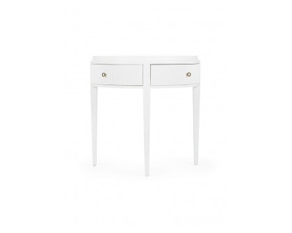 Wildwood - Cottage Demilune Console in Any Benjamin Moore Color, Small