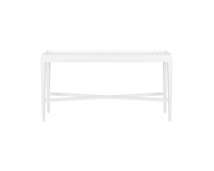 Wildwood - Scallop Console Table in Any Benjamin Moore Color, Wood