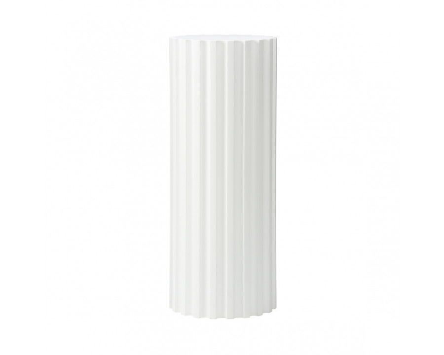 Wildwood - Tall Reverse Fluted Table in Any Benjamin Moore Color, Wood