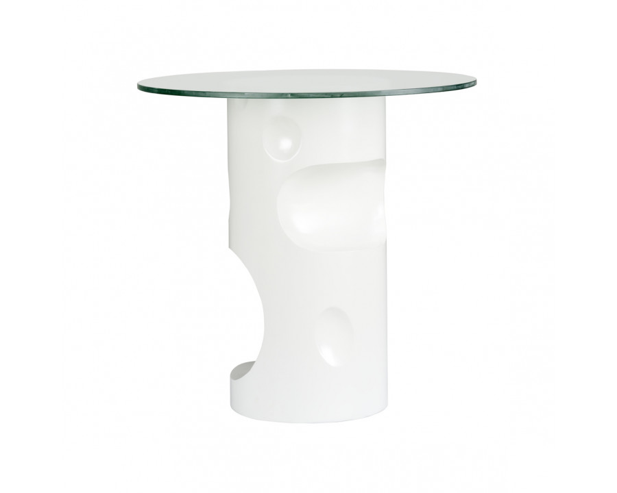 Wildwood - Carver Bar Table in Any Benjamin Moore Color, Composite/Glass