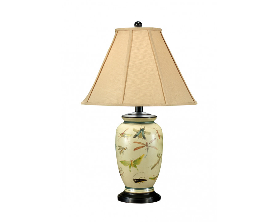 Wildwood - Flik Lamp in Hand Painted, Porcelain