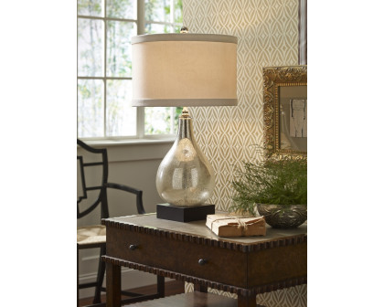 Wildwood - Mercury Glass Lamp in Antique, Crystal