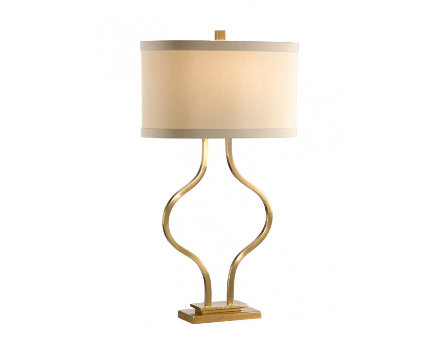 Wildwood - Brass Bow Lamp in Antique Brass, Metal