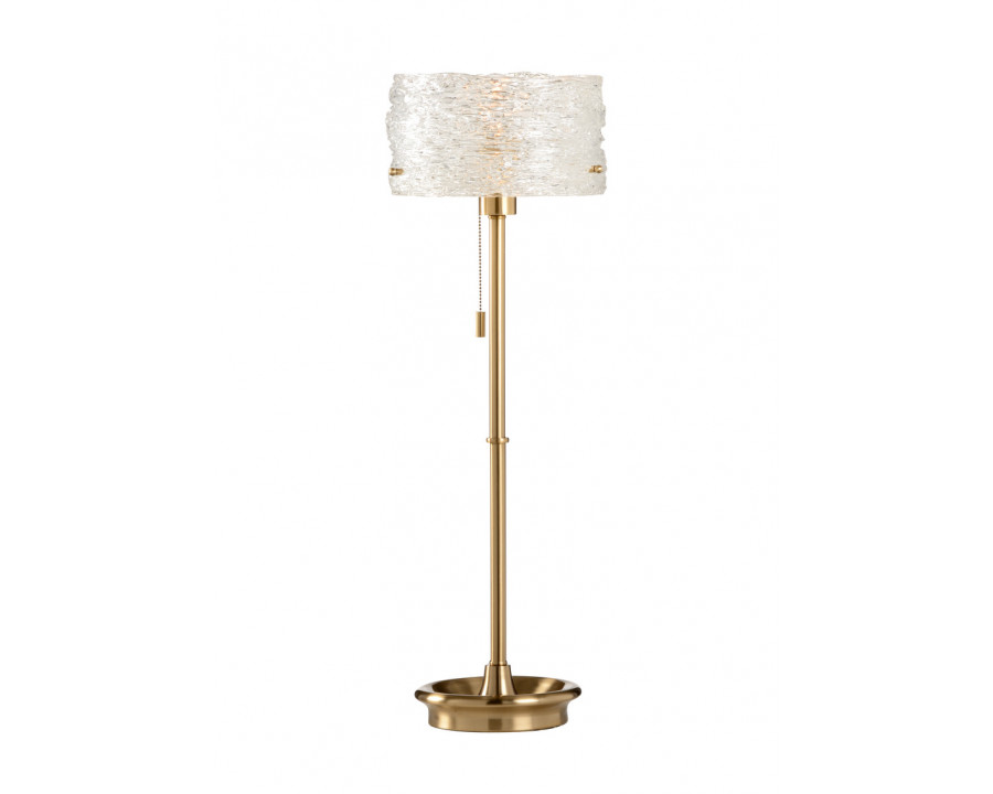 Wildwood - Zaha Lamp in Antique Brass, Iron