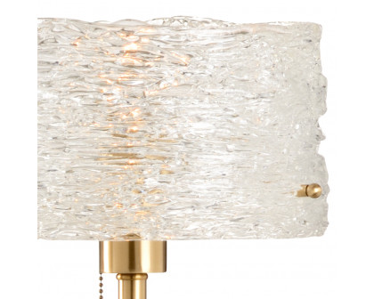 Wildwood - Zaha Lamp in Antique Brass, Iron