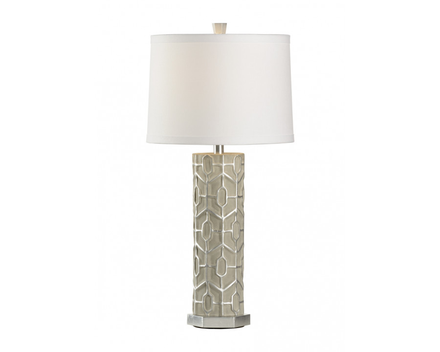 Wildwood - Madie Lamp in Grey/Silver, Composite