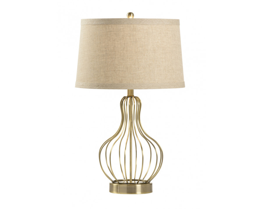 Wildwood - Asher Lamp in Antique Brass, Small