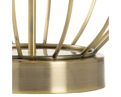 Wildwood - Asher Lamp in Antique Brass, Small