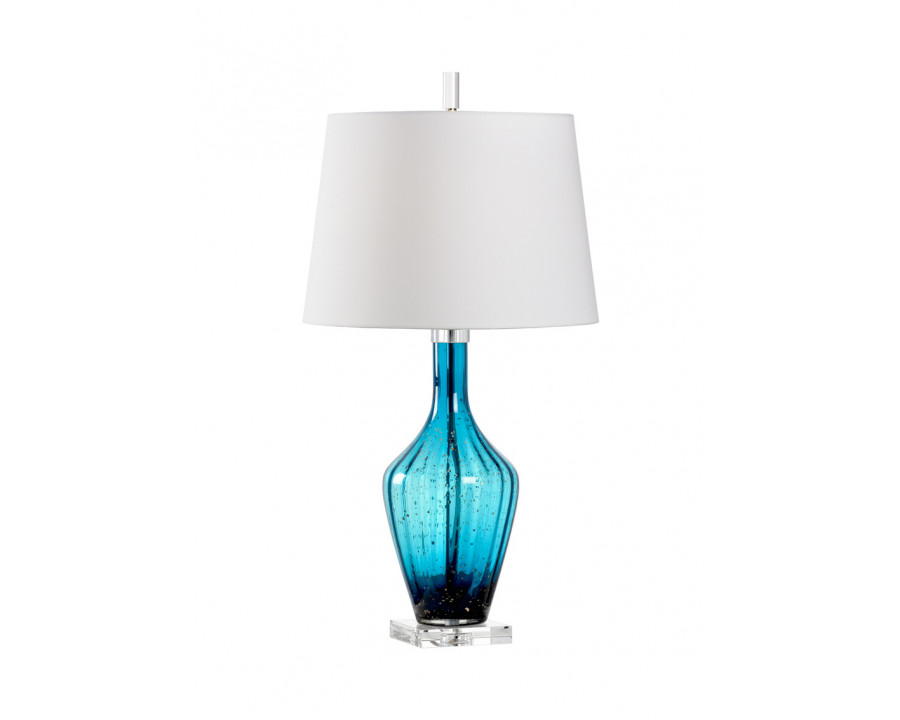 Wildwood - Beck Lamp in Turquoise/Metallic Copper, Glass