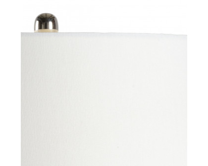 Wildwood - Mabel Lamp in White/Gray Glaze, Ceramic/Porcelain