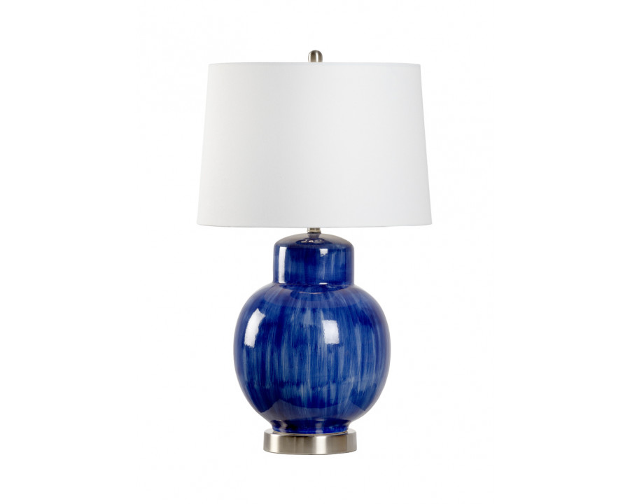 Wildwood - Enzo Lamp in Cobalt Blue Glaze, Ceramic/Porcelain