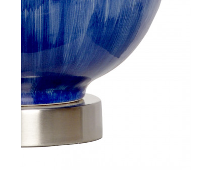 Wildwood - Enzo Lamp in Cobalt Blue Glaze, Ceramic/Porcelain