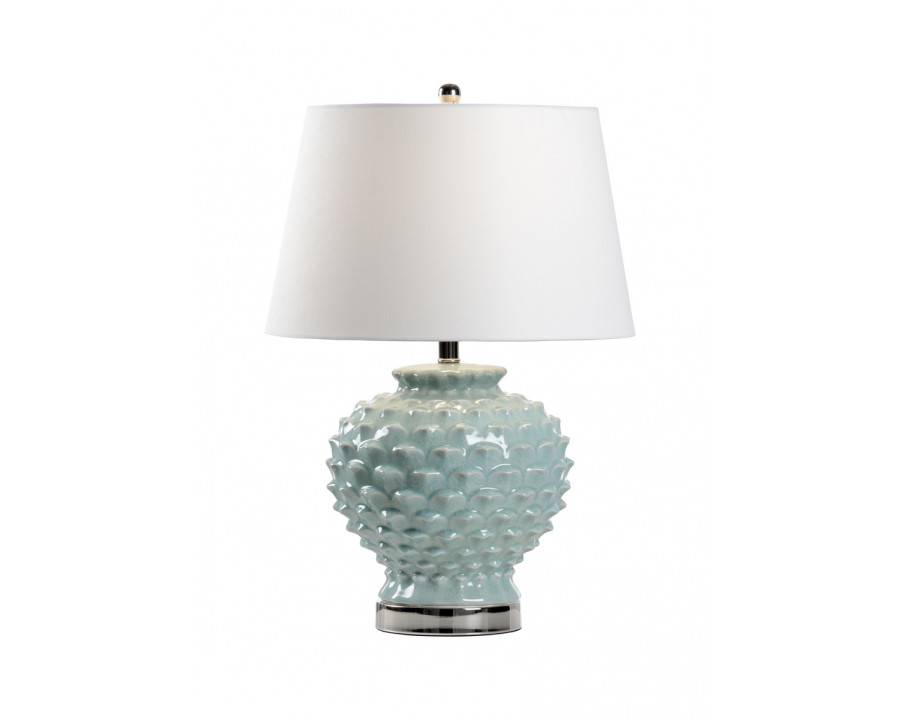 Wildwood - San Lucas Lamp in Seafoam Glaze, Ceramic/Porcelain