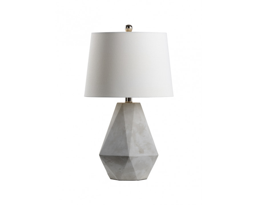 Wildwood - Orton Lamp in Concrete Gray, Composite