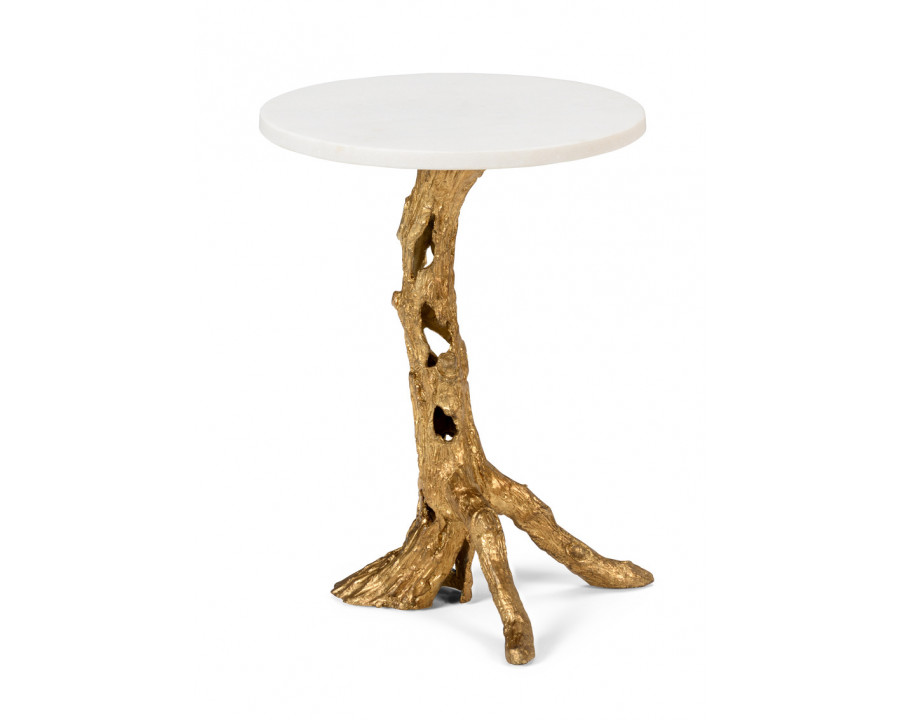 Wildwood - Woody Side Table in Gold