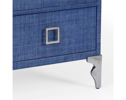 Whiteline Nina Three Drawer Chest in Blue