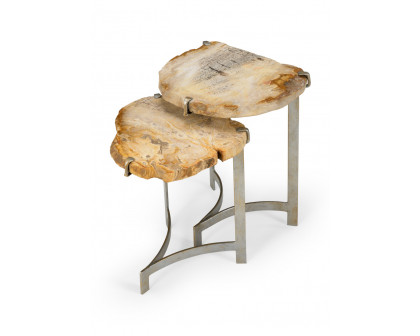 Wildwood - Bedrock Nested Tables (S2) in Natural, Wood