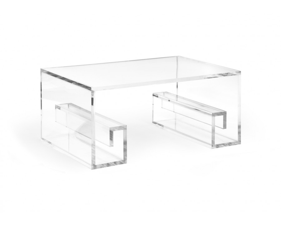 Wildwood - Mykonos Cocktail Table in Clear, Acrylic