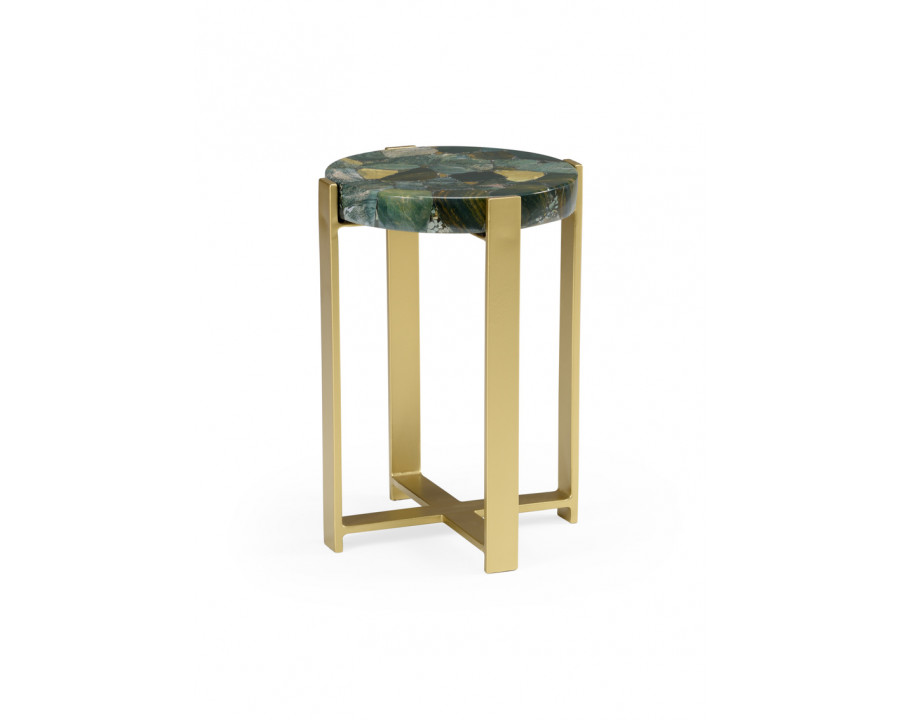 Wildwood - Jasper Accent Table in Natural Multi Green, Large