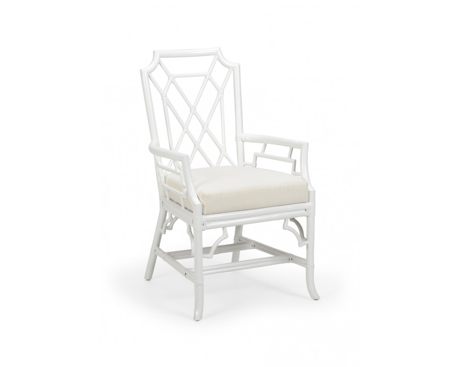 Wildwood - Wild Palm Armchair in White