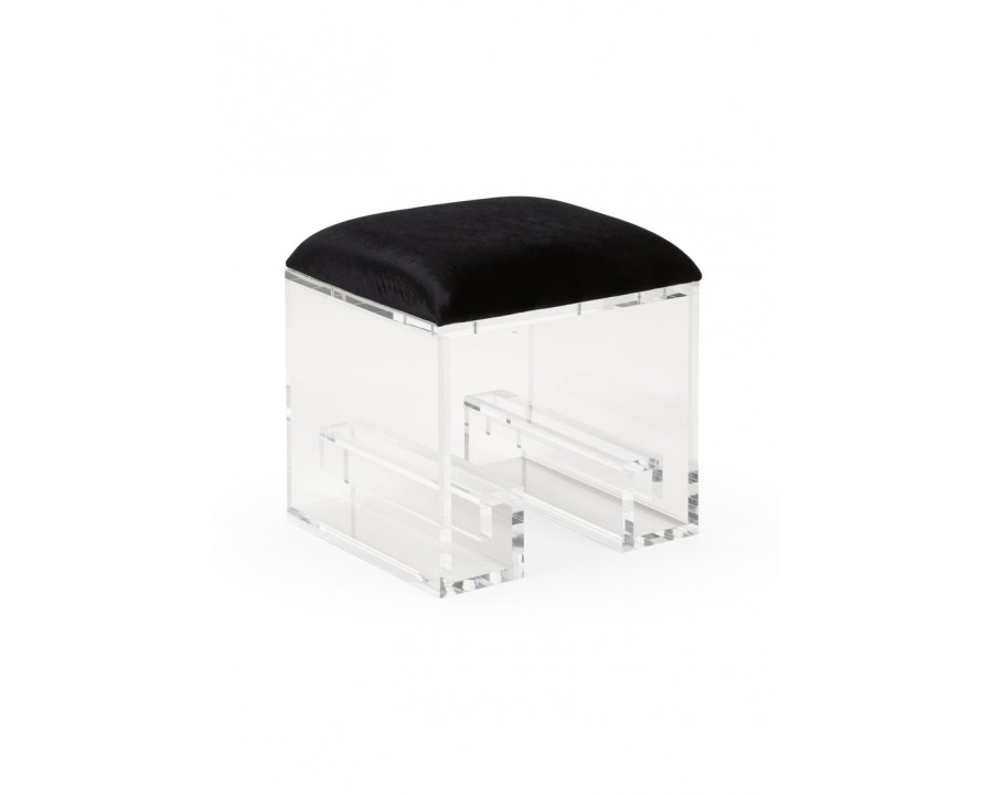 Wildwood - Mykonos Stool in Black, Acrylic