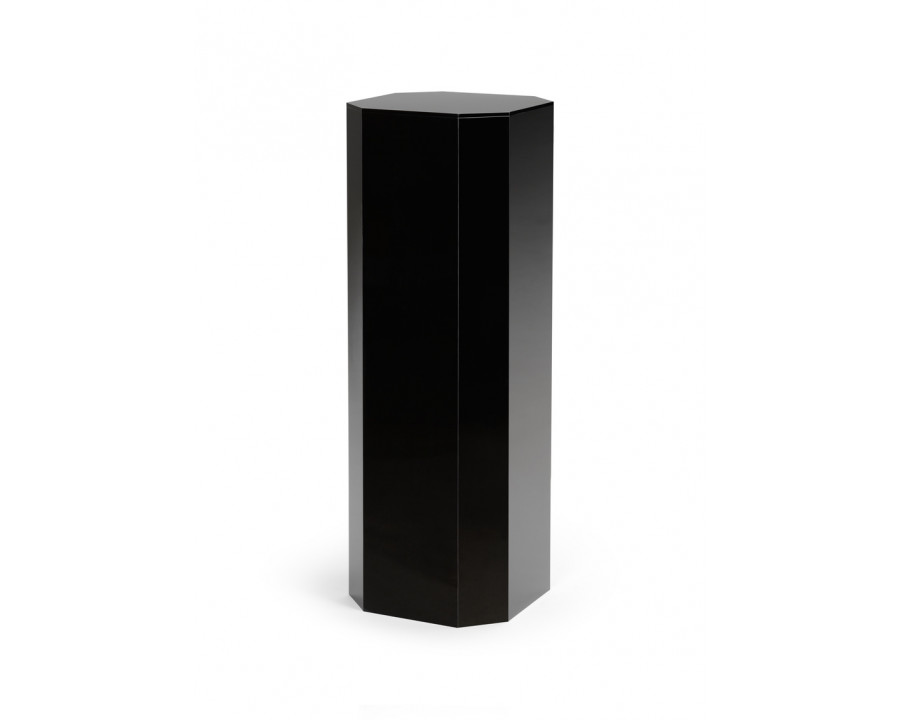 Wildwood - Black Beveled Pedestal in Black, Large