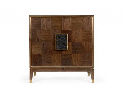 Wildwood - Andros Cabinet in Black Walnut/Antique, Wood