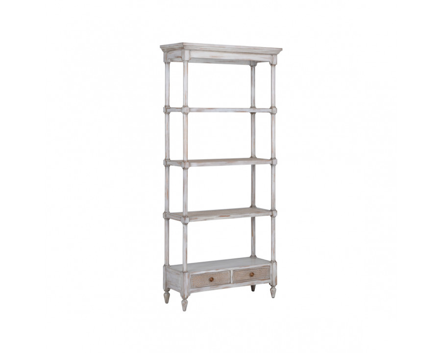 Wildwood - Summer House Etagere in Gray Wash, Wood