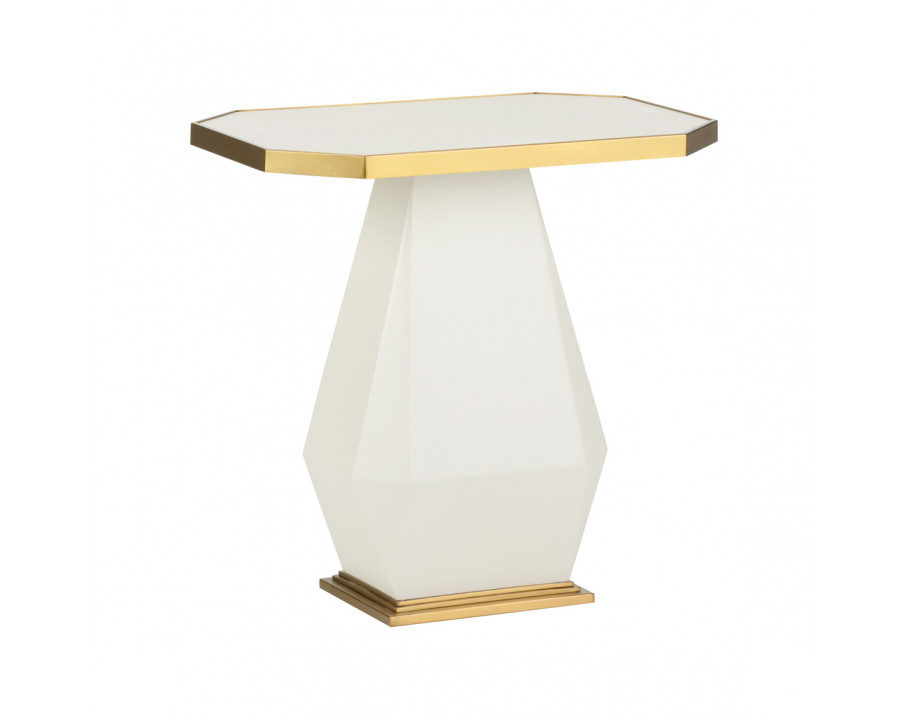 Wildwood - Zara Accent Table in Snow